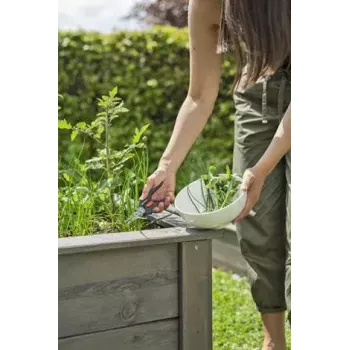 Tesoura de poda Gardena GripCut 12213-20 punho de plástico preto verde lâmina de aço inoxidável