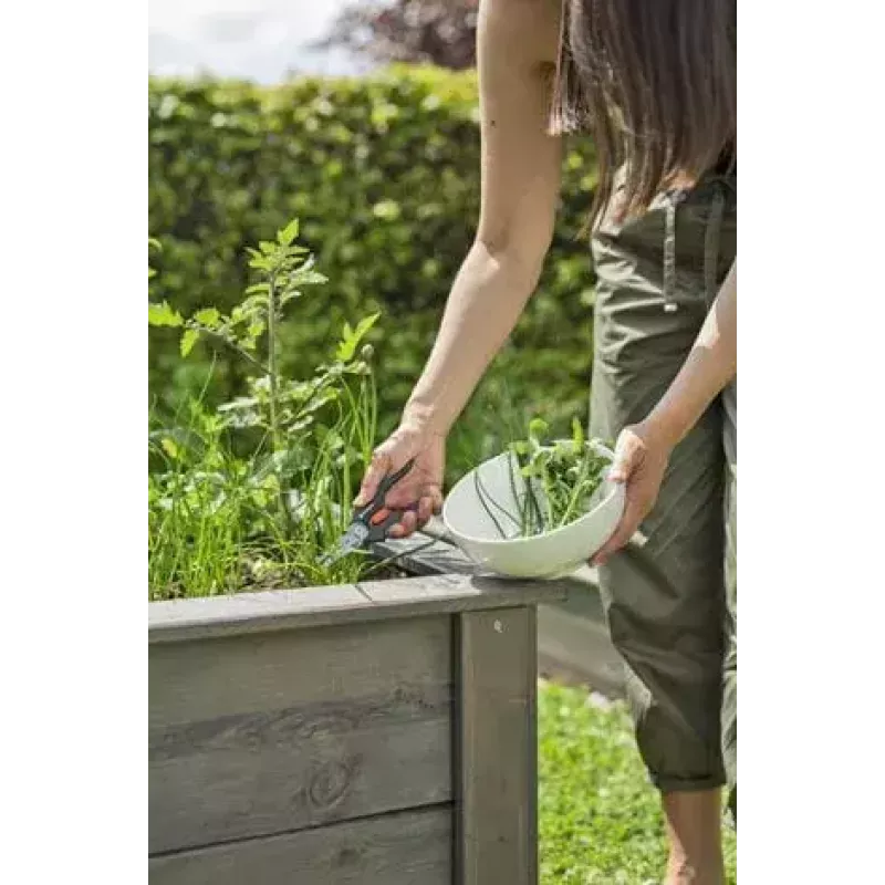 Tesoura de poda Gardena GripCut 12213-20 punho de plástico preto verde lâmina de aço inoxidável