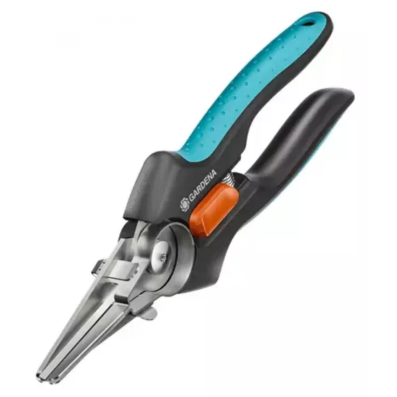 Tesoura de poda Gardena GripCut 12213-20 punho de plástico preto verde lâmina de aço inoxidável