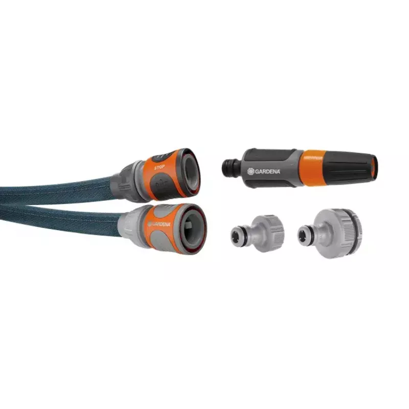 Mangueira de jardim Gardena Liano 20 m PVC preta cinzenta de superfície