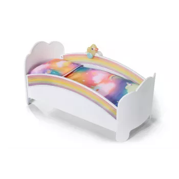 Cama de boneca ZAPF creation BABY born cama arco-íris 835999 para bonecas de 43 cm