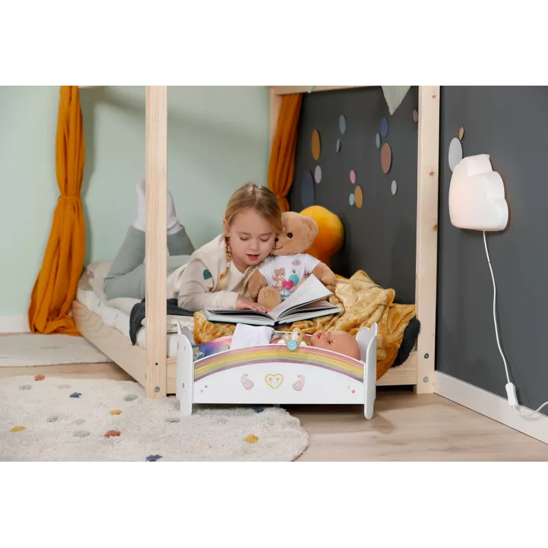 Zapf Creation BABY born Rainbow Bed 835999 mobiliário para bonecas