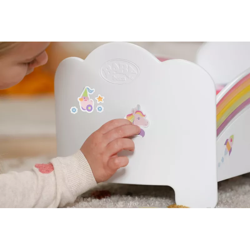 Zapf Creation BABY born Rainbow Bed 835999 mobiliário para bonecas