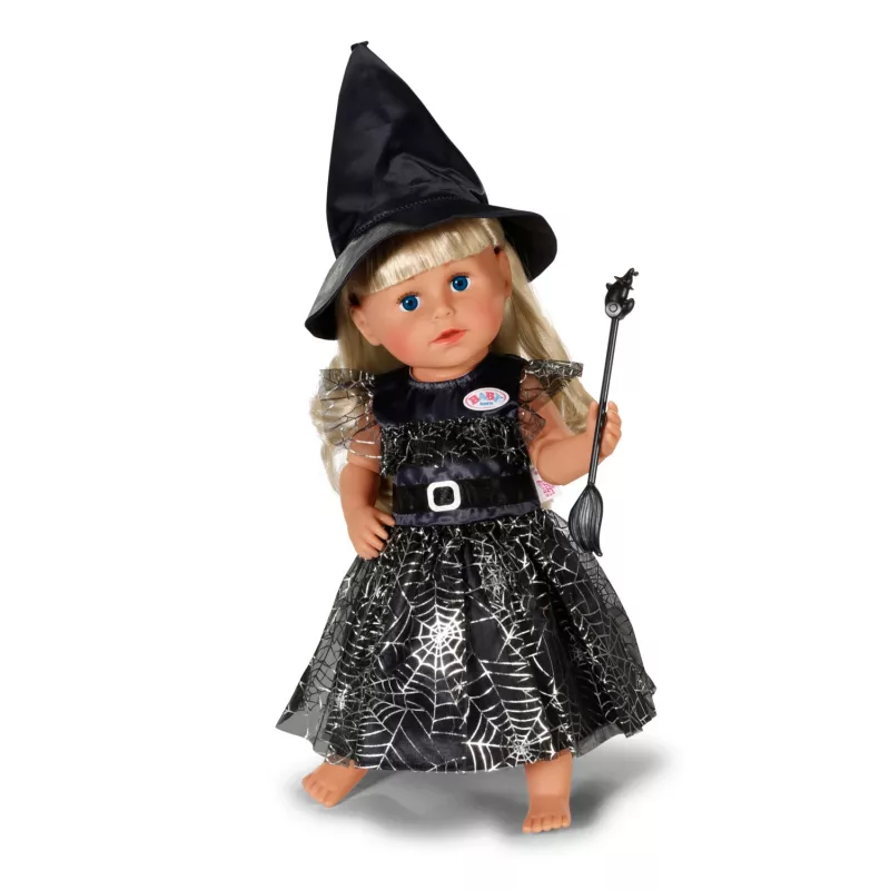 BABY born bruxa 43 cm, fato de boneca, 3 anos