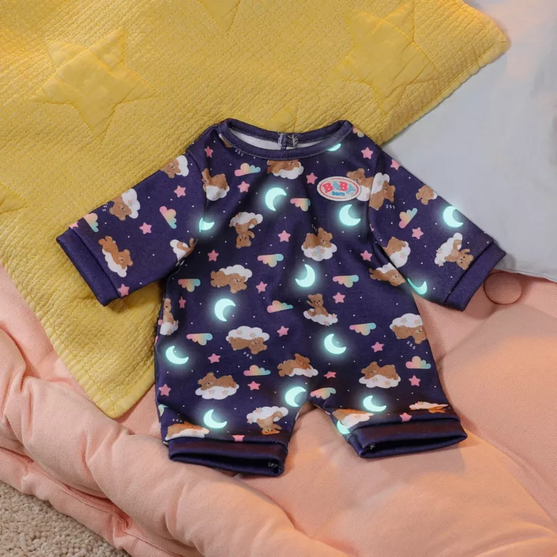 BABY born pijama de urso Glow in the Dark, macacão de boneca, 1 ano(s)