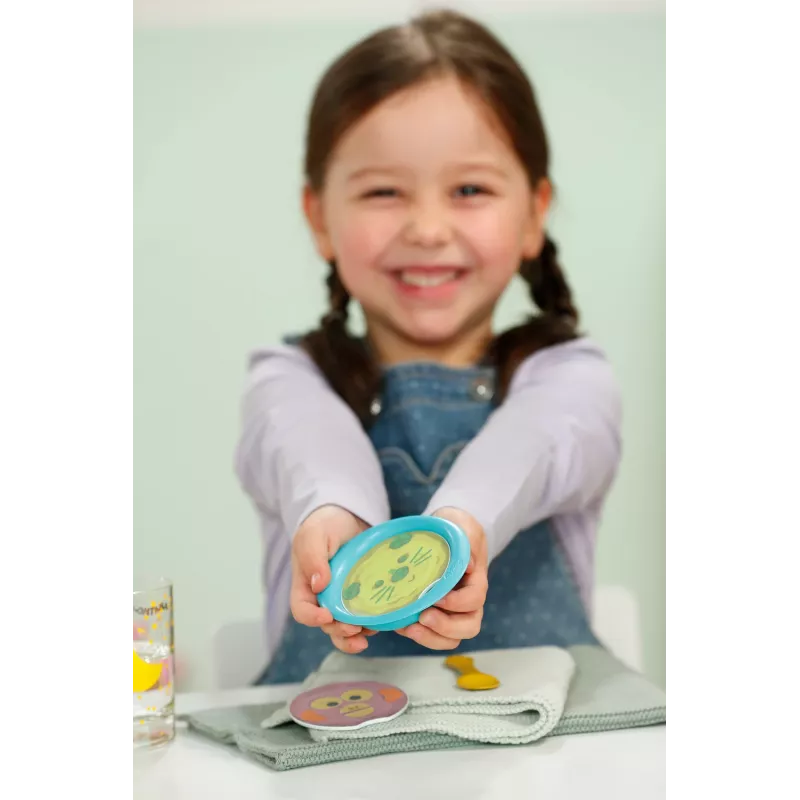 BABY born conjunto de alimentação – acessório de alimentação para bonecas com imagens de refeições ativadas por água