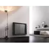 Aquecedor a radiador De’Longhi HMP 1000, elemento de mica, 1000 W, preto, instalação no chão, para espaços até 60 m³