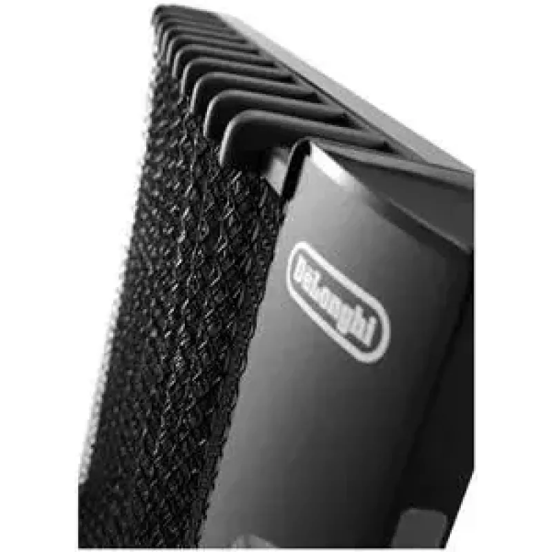 Aquecedor a radiador De’Longhi HMP 1000, elemento de mica, 1000 W, preto, instalação no chão, para espaços até 60 m³