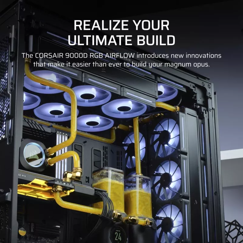 Caixa para PC CORSAIR – 9000D RGB Airflow Super Full-Tower