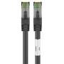 Cabo de rede Wentronic 66719 Cat8.1 S/FTP 0,25 m preto