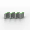 Chave bloqueadora de portas Lindy chave bloqueadora de portas USB Type-C pack de 4 verde