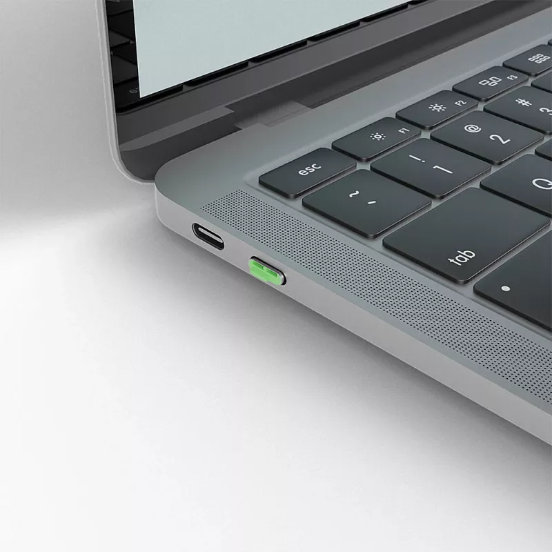 Chave bloqueadora de portas Lindy chave bloqueadora de portas USB Type-C pack de 4 verde