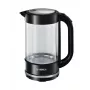 Chaleira elétrica Bosch TWK70B03 1,7 L, 2400 W, corpo em vidro, preto/transparente