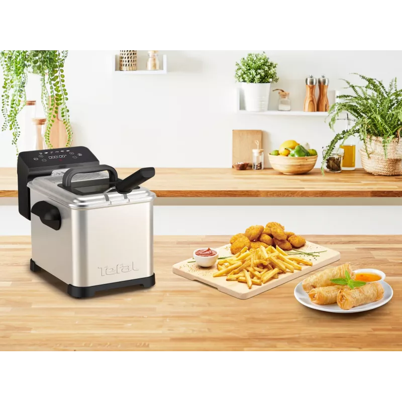 Tefal Family Pro FR507D fritadeira individual 4 L autónoma 2400 W aço inoxidável