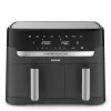 Tefal Dual Easy Fry & Grill EY905B fritadeira de ar quente dupla 8,3 L autónoma 2700 W cinzento