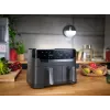 Tefal Dual Easy Fry & Grill EY905B fritadeira de ar quente dupla 8,3 L autónoma 2700 W cinzento