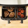 Tefal Dual Easy Fry & Grill EY905B fritadeira de ar quente dupla 8,3 L autónoma 2700 W cinzento