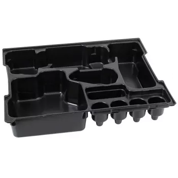 Conjunto de divisórias para caixa de armazenamento Bosch 1 600 A00 2UJ, poliestireno, preto, 406×331×77 mm