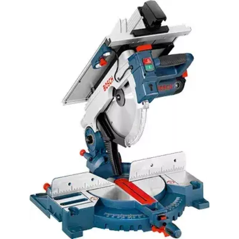 Bosch GTM 12 JL Professional + GTA 2600 0615990EU2 serra combinada de esquadria com mesa de trabalho, 1800 W, lâmina de 305 mm, azul/prateada