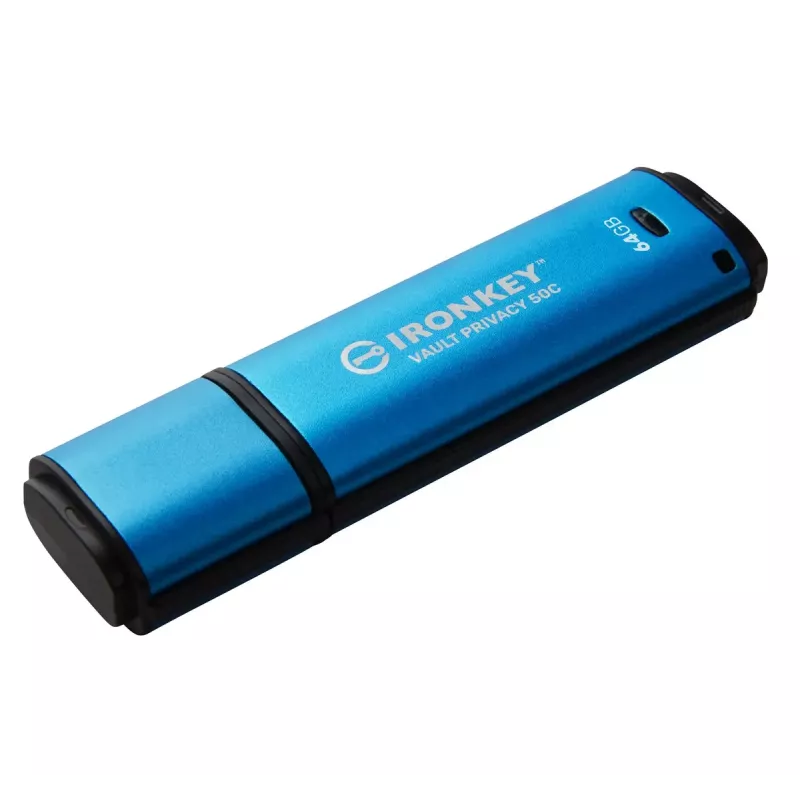 Kingston Technology IronKey 64GB USB-C Vault Privacy 50C AES-256 encriptado, FIPS 197