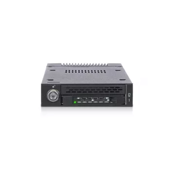 ICYDOCK Mobile Rack fechadura com chave miniSAS 1xM.2 NVMe para 1x3,5 polegadas baía de instalação