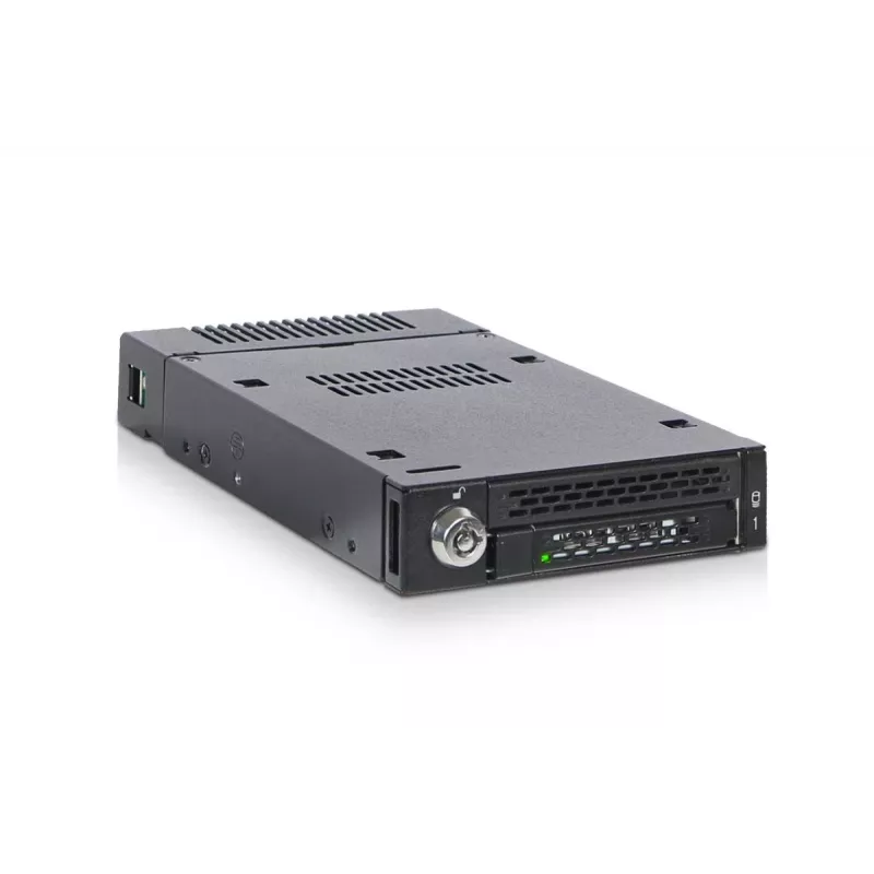 ICYDOCK Mobile Rack fechadura com chave miniSAS 1xM.2 NVMe para 1x3,5 polegadas baía de instalação