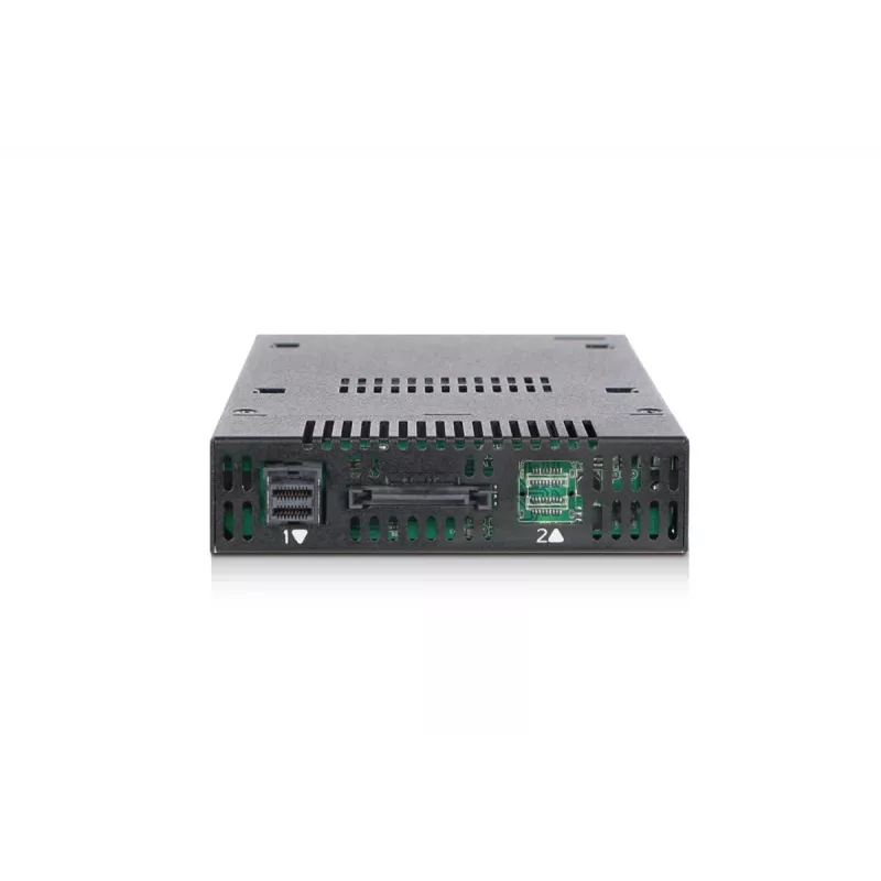 ICYDOCK Mobile Rack fechadura com chave miniSAS 1xM.2 NVMe para 1x3,5 polegadas baía de instalação