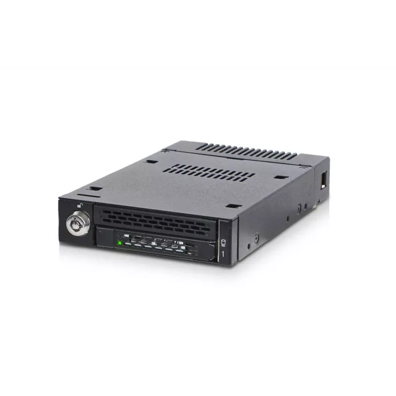 ICYDOCK Mobile Rack fechadura com chave miniSAS 1xM.2 NVMe para 1x3,5 polegadas baía de instalação