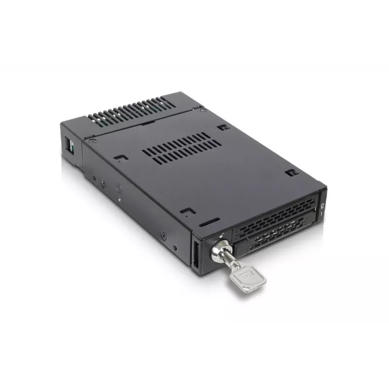 ICYDOCK Mobile Rack fechadura com chave miniSAS 1xM.2 NVMe para 1x3,5 polegadas baía de instalação