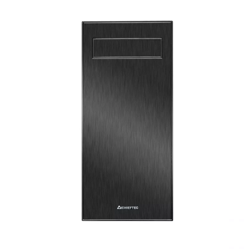 Caixa de computador Chieftec AL-02B-TG-OP torre preta