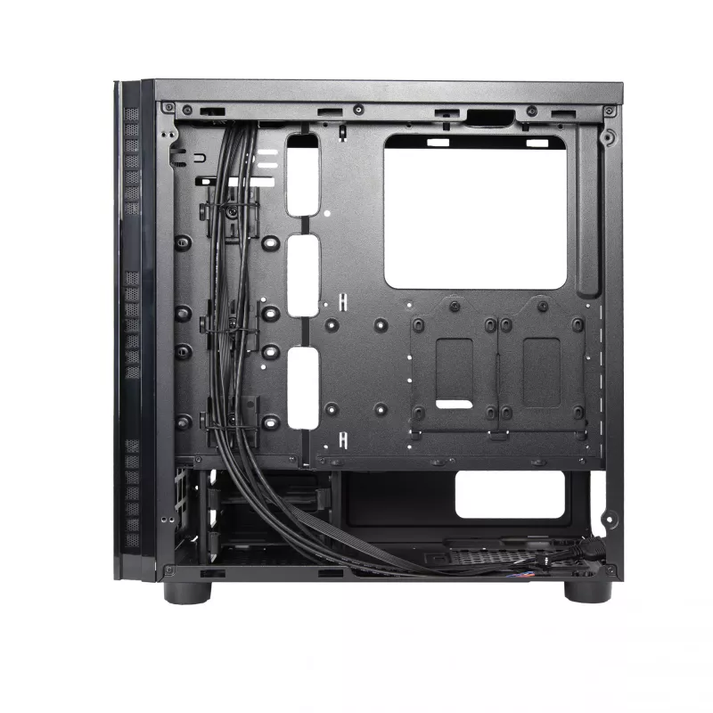 Caixa de computador Chieftec AL-02B-TG-OP torre preta