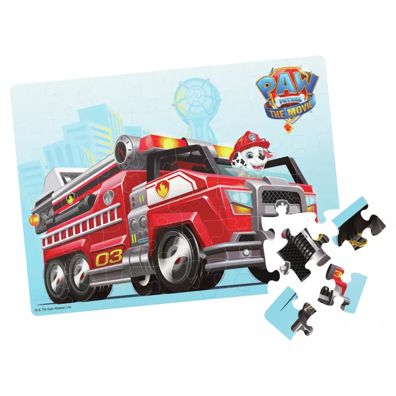 Jogos PAW Patrol O Filme, puzzle de 48 peças para crianças a partir de 4 anos, Chase