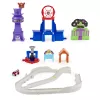 PAW Patrol, True Metal Total City Rescue conjunto de pista do filme com veículo Marshall exclusivo, escala 1:55, brinquedo para crianças a partir de 3 anos