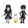 Wizarding World, Magical Minis Harry Potter e Cho Chang conjunto de amizade com criatura, brinquedo para crianças a partir de 5 anos