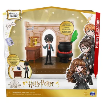 Figura de ação Wizarding World Harry Potter Magical Minis sala de aula de poções