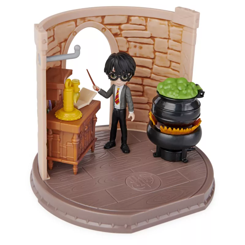 Figura de ação Wizarding World Harry Potter Magical Minis sala de aula de poções