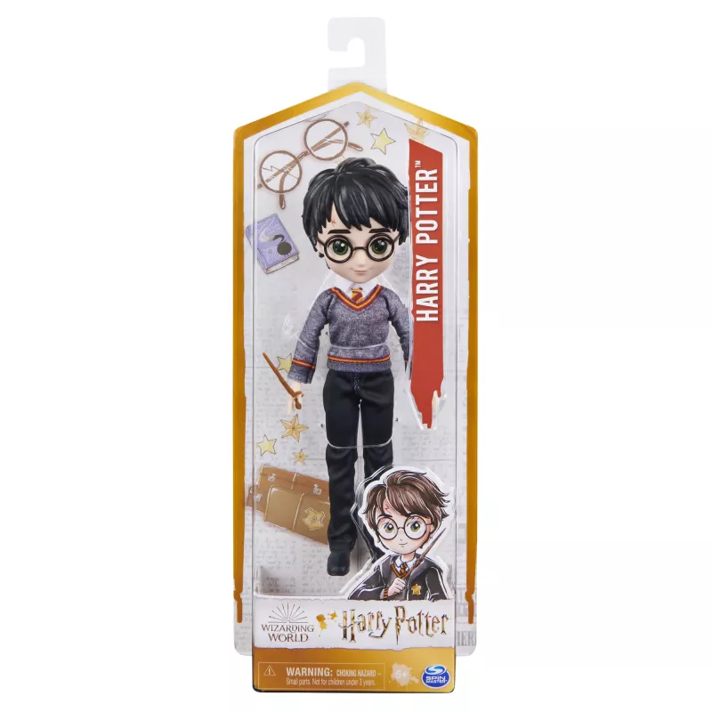 Wizarding World Harry Potter, boneca Harry Potter de 8 polegadas, brinquedo para crianças a partir de 5 anos