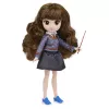 Wizarding World Harry Potter, conjunto de presente de boneca Brilliant Hermione Granger de 8 polegadas com 5 acessórios e 2 outfits, brinquedo para crianças a partir de 6 anos