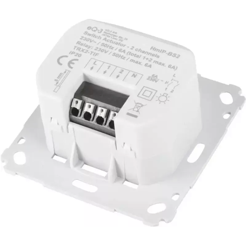 Atuador de comutação Homematic IP 156757A0 — 230 V AC, 1380 W, 868,6 MHz