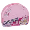 Zoobles, conjunto de jogo múltiplo Dance Studio e mala de arrumação com 3 figuras colecionáveis transformáveis exclusivas, brinquedo infantil para raparigas a partir de 5 anos