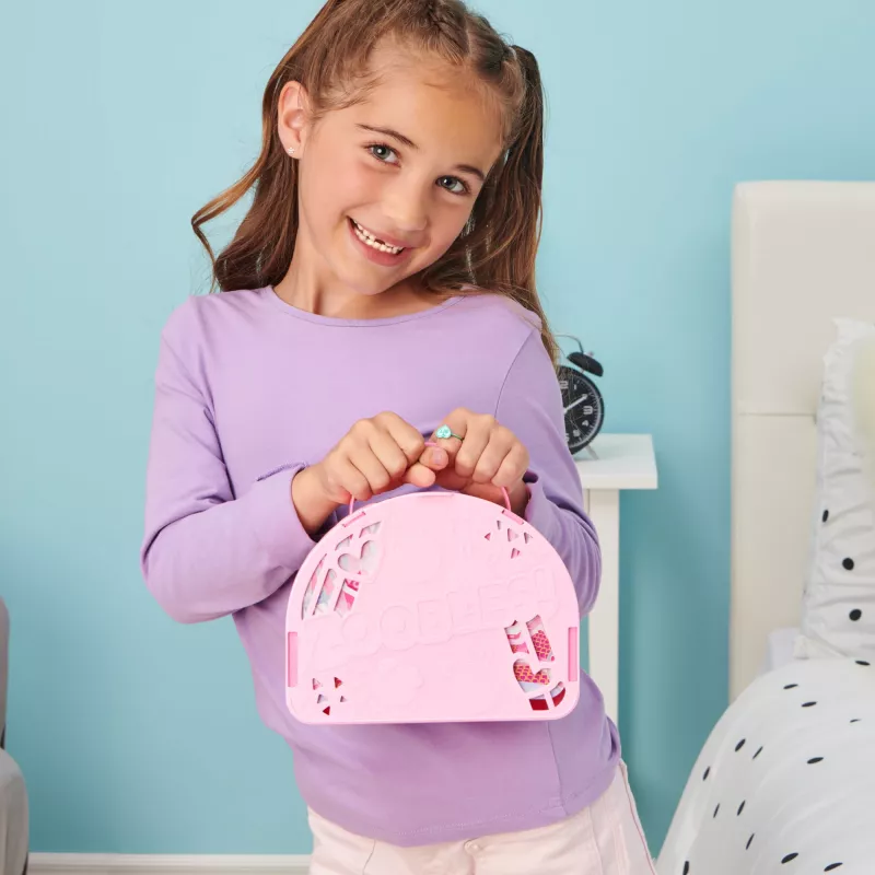Zoobles, conjunto de jogo múltiplo Dance Studio e mala de arrumação com 3 figuras colecionáveis transformáveis exclusivas, brinquedo infantil para raparigas a partir de 5 anos