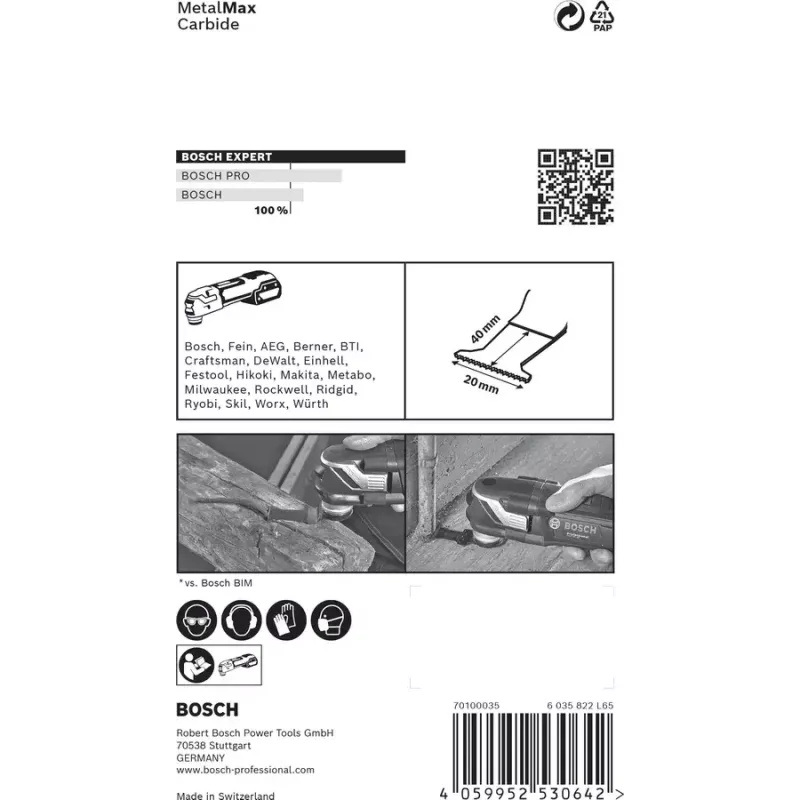 Bosch 2 608 900 012 acessório para ferramenta multifunções lâmina de corte por imersão