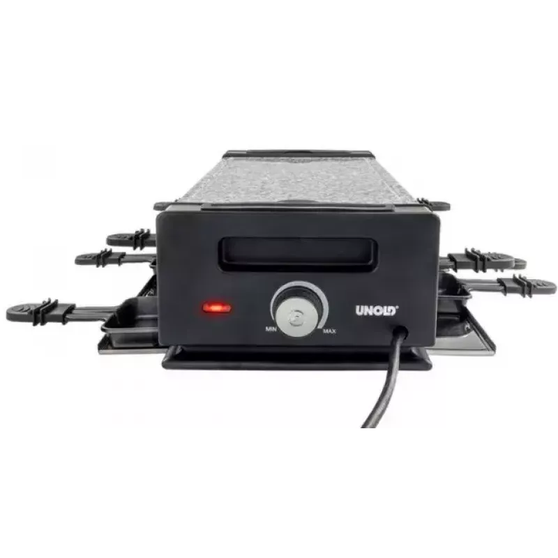 Unold 48730 grelhador raclette 8 pessoa(s) 1200 W preto, aço inoxidável