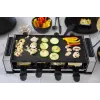 Unold 48730 grelhador raclette 8 pessoa(s) 1200 W preto, aço inoxidável