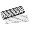Teclado mecânico compacto 60% Sharkoon SKILLER SGK50 S4 — USB com fios, layout QWERTY alemão, retroiluminação RGB, cabo de 1,5 m, preto