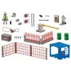 Conjunto armazém de carga Playmobil 70773 com rampa de carga e empilhador