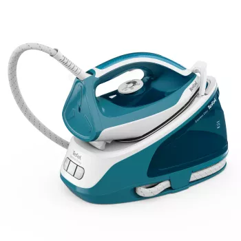 Ferro de engomar a vapor Tefal Express Easy SV6131 2200 W 1,7 L branco, azul