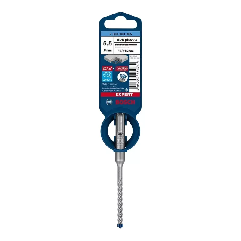 Broca Bosch SDS plus-7X 5,5 mm 115 mm