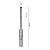 Broca Bosch SDS plus-7X 5,5 mm 115 mm