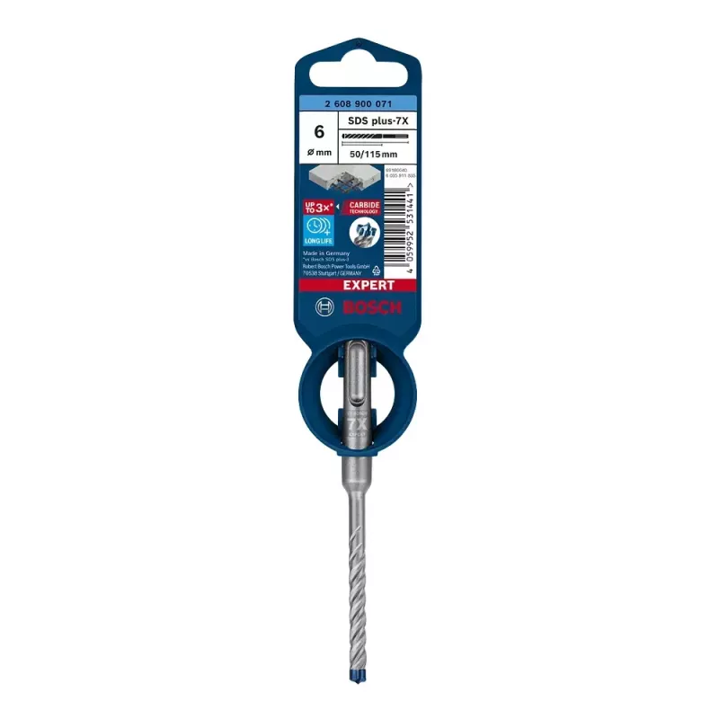 Broca Bosch SDS plus-7X 6 mm 115 mm